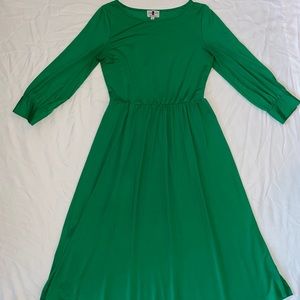 Green dainty jewels dress